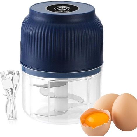 Picadora inalámbrica multifuncional para ajos, resistente a altas temperaturas, pequeña, cerdo, patatas, chiles y zanahorias (1/5)