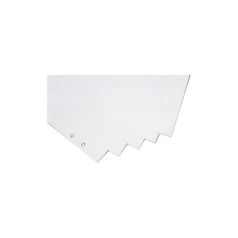 Papel para flip-chart  formato 650 x 930 mm  enrollado  UE 5