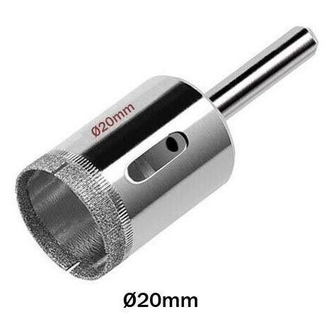 Fresa Diamante Frese Vetro Ceramica 20 Mm (1/2)