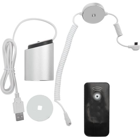 Support antivol pour smartphone avec alarme de sécurité et fonction charge, présentoir pour hall d’exposition et magasins, interface Android. (1/5)