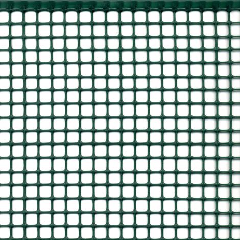TENAX Quadra 10 Verde 0,50 x 30 m, Rete Protettiva in Plastica per Balconi, Terrazze, Cancelli e Recinzioni (1/5)