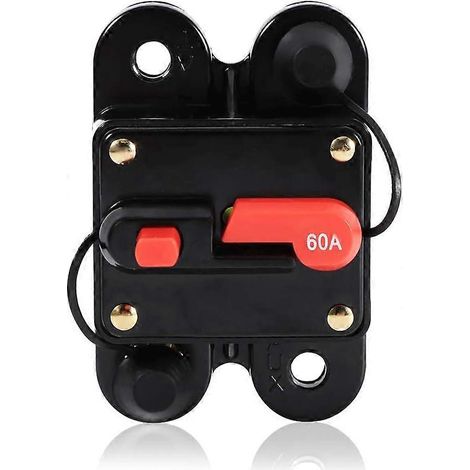 Wasserdichter, rückstellbarer Sicherungshalter 12V-24V 60A für Boots- oder Fahrzeugsysteme