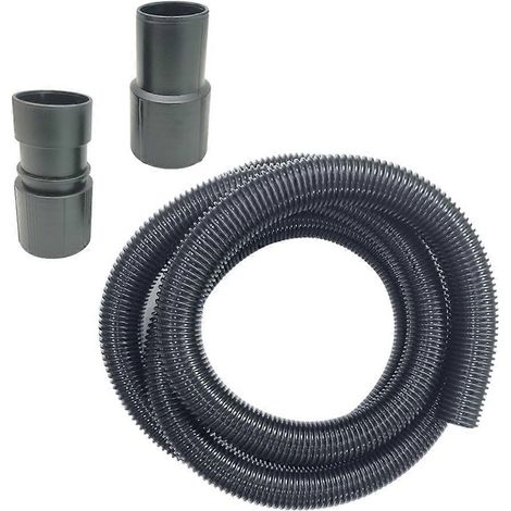 3.5M Dust Collection Hose Kit avec 2 Fittings pour Furniture Trolley Interior Tools pour Wet/Dry Shop Aspirateurs