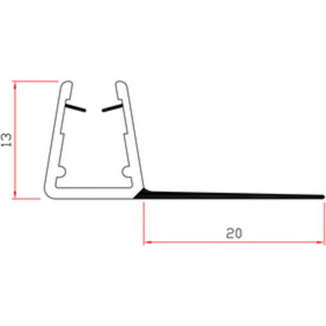 GUARNIZIONE PER BOX DOCCIA 2 M MOD.404/20- TRAFILO- 10,0 pz