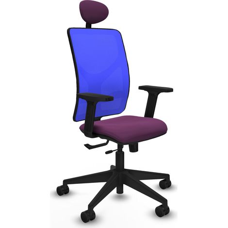 Sedia da ufficio piqueras y crespo Motilla blu ergonomica (1/2)