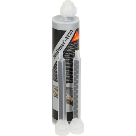 SIKA POWER 4720 ADESIVO EPISSIDICO BICOMPONENTE NERO 195 ml (1/3)