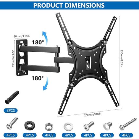 TV Wall Mount 14-55 Inch VESA 400x400mm
