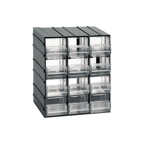 UNIDAD DE ALMACENAMIENTO MODULAR EN PLÁSTICO 192X148X230 MM
