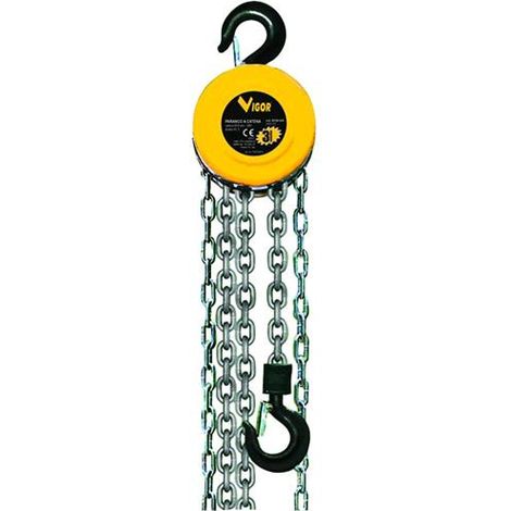 Paranco A Catena Vigor Vpc/2T Alzata Mt.3 Kg. 2000