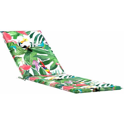 Coussin de chaise longue multicolore tissu oxford (1/5)