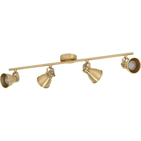 Rail spot LED Seras, rampe de 4 spots orientables, barre de spots (1/4)