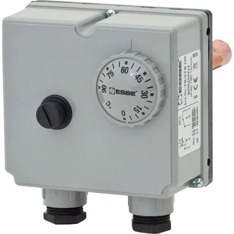 ESBE Termostato ad immersione TIB121, STB 110 Grd, SPDT 0-90 Grd., 100mm, 86902100