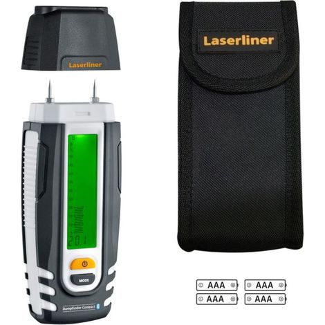 Laserliner DampFinder Compact Plus Misuratore di umidità per materiali Misurazione della temperatura (1/4)