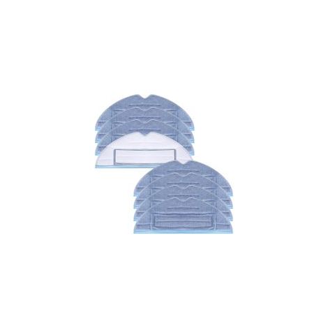 8 pièces Rechange pour serpillière pour Roborock S8/S7/S7 MaxV Ultra/S7 MaxV Plus/S7 MaxV/S7 Max Ultra/S7 Pro Ultra/T7, en Microfibre Douce, lavables et réutilisables