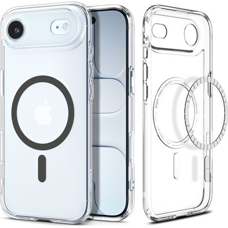 iPhone 17 Air Ultra Hybrid MagSafe Schutzhülle – Transparentgrau (1/5)