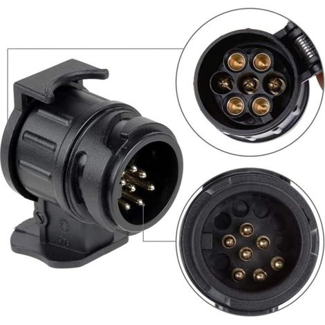 Adapter für Anhängersteckdose (13-polig auf 7-polig), 12 V