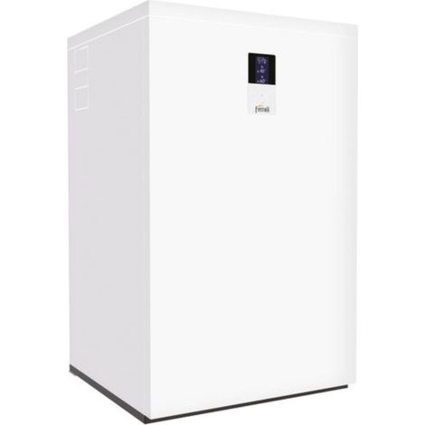 Ferroli Caldaia a Condensazione Bluehelix Hitech RRT B K 50 34 kW con Bollitore 50 L Classe A+ KIT COASSIALE