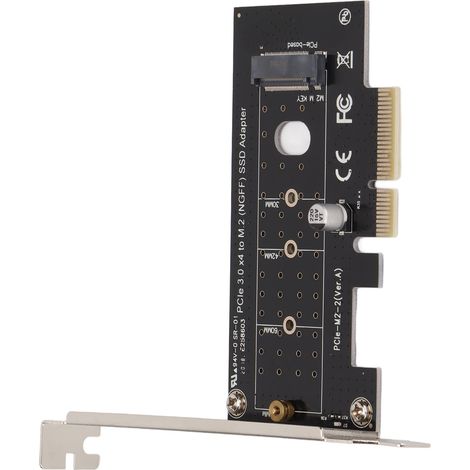 NVMe M.2 auf PCIe 3.0 x4 Adapter: Hohe Geschwindigkeit, schnelle Wärmeableitung. M.2 NVMe auf PCIe 3.0 x4 SSD. (1/5)