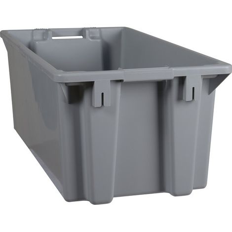 Caja apilable-nido pp Gris l800 x l400 x h300 mm