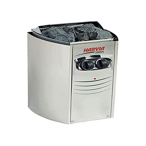 Estufa eléctrica compacta Harvia Vega 3,5 kW - Sauna entre 2 - 4,5 m3- Mandos sencillos/ ergonómicos/Montaje en pared  - 3,5 kW BC35