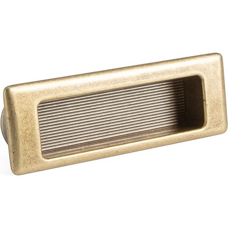 tirador embutir zmk casto rect 90x30 antica firenze p/posicion horizontal/vertical. (1/4)