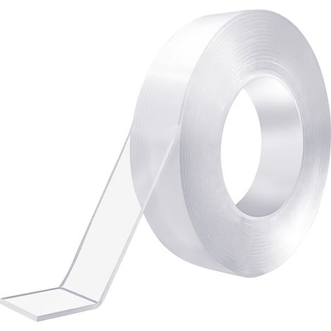 Nastro adesivo nano-nano-adesivo riutilizzabile extra forte 3M, senza residui, trasparente, per ufficio, casa, riparazioni, fai da te e uso esterno.