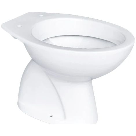 Vaso wc a terra serie Lume scarico a pavimento ceramica bianca lucida WIN