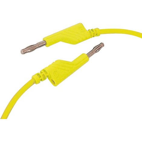 Hirschmann CORDON DE MESURE 4mm 50cm - JAUNE (MLN-SIL / 1) (1/3)