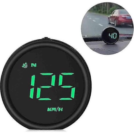 Compteur de vitesse GPS numérique, odomètre réglable, compteur journalier (1/5)
