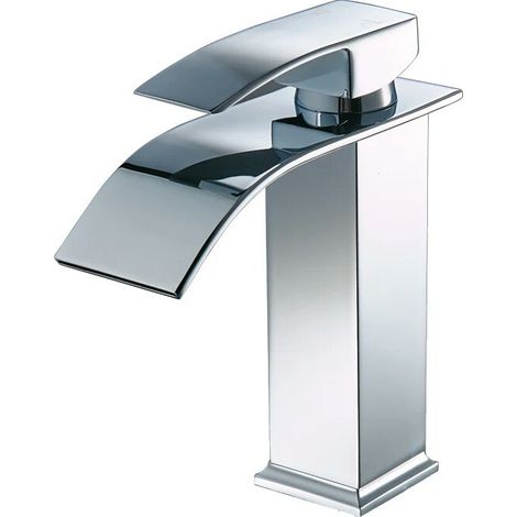 Robinet de lavabo, corps de vanne en laiton, robinet cascade, lavabo, robinet de lavabo surélevé