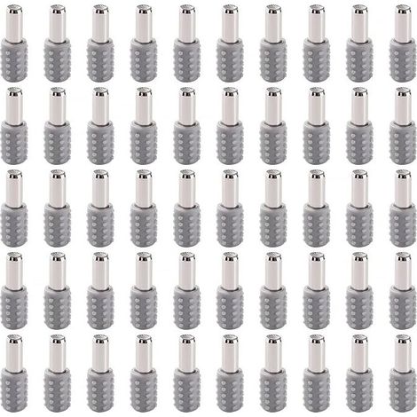 50 Pièces 22x5 mm Cheville de Support d'étagères Cylindriques avec Protection en Caoutchouc, Goupilles de Support D'étagère, pour Meubles de Bibliothèque D'armoires de Cuisine (1/5)