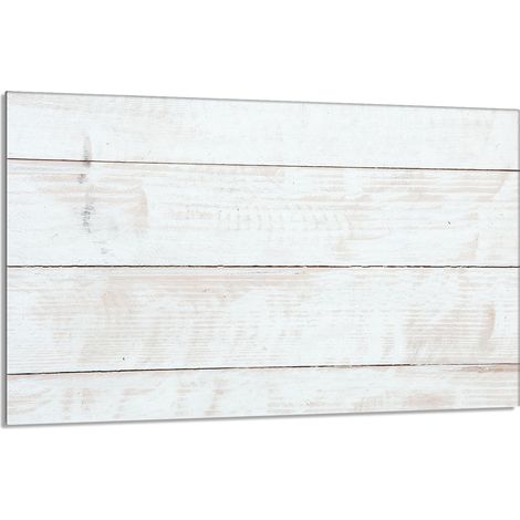 Glas Herdschutzplatte 80x52 Holz