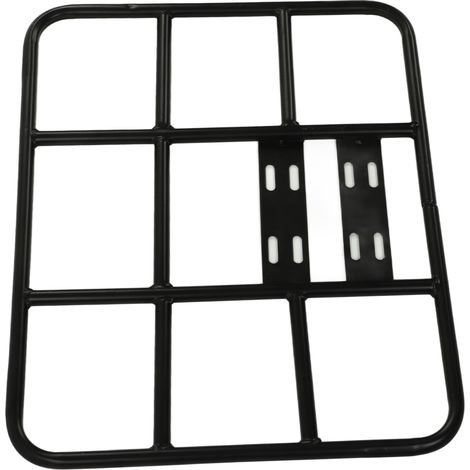 Support Arrière Universel pour Moto et Vélo Électrique, Grille de Rack 80kg en Tube Acier Sans Soudure pour Livraison de Nourriture, Type 2 53/43 (1/5)