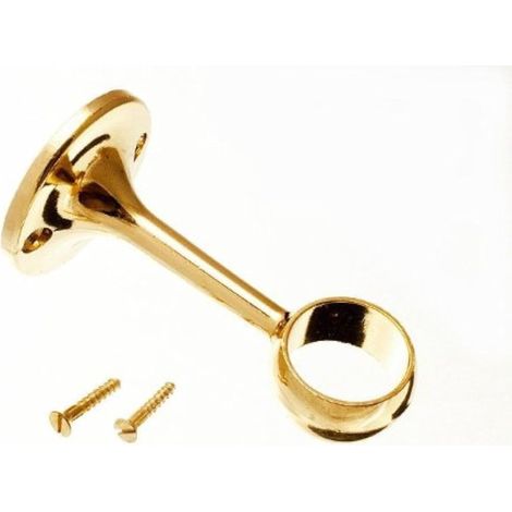 One Stop DIY Support central pour barre porte-serviette en laiton plaqué 25 mm