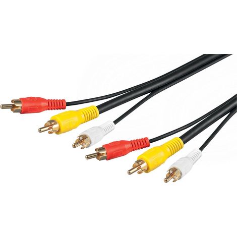 Cable RCA 3 Machos A 3 RCA Machos 20m