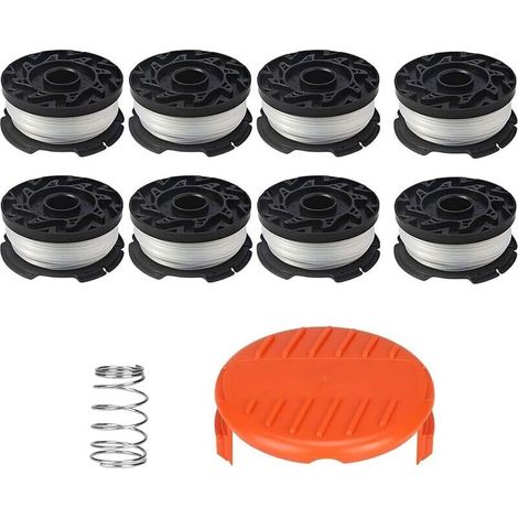 Bobinas de repuesto AF-100 para cuerda desbrozadora Black & Decker GH900 GH600 LST522 LCC140, 30 m, 0,065", bobina de 8
