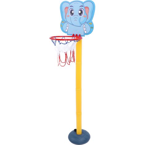 Panier de basket-ball pour tout-petits, hauteur réglable, jouet idéal pour la maison, la maternelle et les jeux d'intérieur et d'extérieur. (1/5)