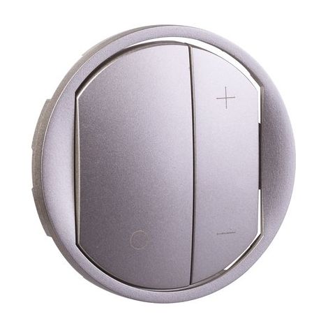 Legrand – Plaque Enjo pour variateurs Titan – Gamme standard – 2 postes – Fixation par vis – Finition blanche – Pour installation murale