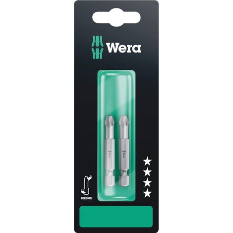 Bit PZ 3x50 (2 pezzi) WERA SC8554TZSBPZ3 (1/2)
