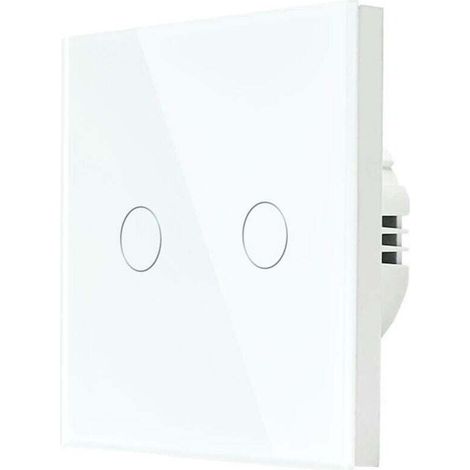 Interruptor táctil de dos posiciones KZQ, toma de corriente de pared unidireccional