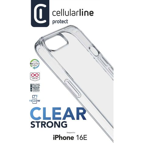 Cellularline Clear Case für iPhone SE (2025), transparent (1/2)