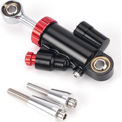 New rebound damper for off-road vehicles and motorcycles, cornering stabilizer, anti-slip head, mini adjustable titanium steering ruler (1/3)