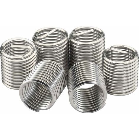 Filets rapportes de type helicoil - dtail : 25 filets m10x125