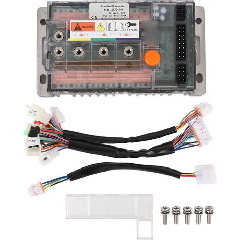 Type d'onde sinusoïdale de contrôleur de moteur à courant continu sans brosse de 72V 4000W pour le Scooter électrique de mobilité de moto de QS (1/5)