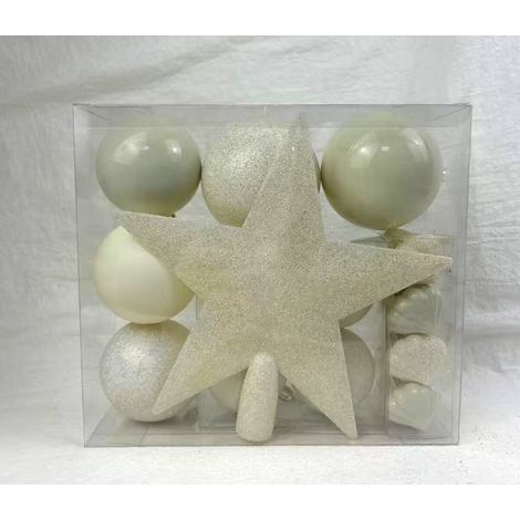 BDN KIT 18 PCS ECRU - Feeric lights & christmas (1/5)