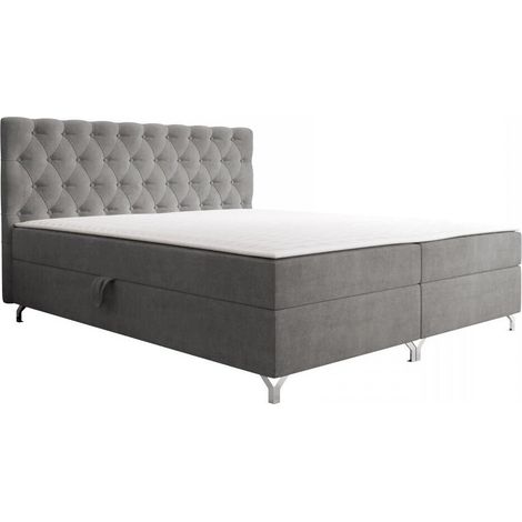 Cama continental Memphis 141, Manila 16, Doble, Continental, 160x200, Somieres, 166x207x114cm (1/5)