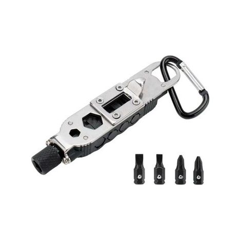 Mini outil multifonction polyvalent combinant un tournevis durable et une bouteille pratique (1/5)