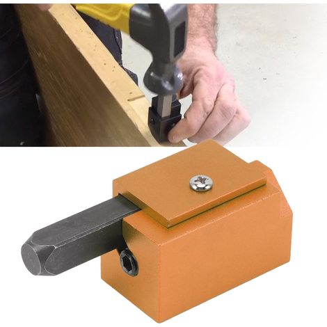 Chisel D'angle Carré Pour Menuisier, Outil De Gravure De Rainure De Verrou De Porte Encastré - KZQ (1/5)