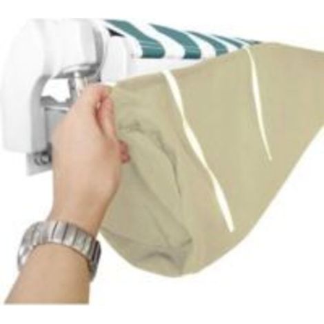 Sac de rangement pour auvent volet roulant rétractable housse de protection étanche à la poussière et à l\'eau 4M beige (1/4)
