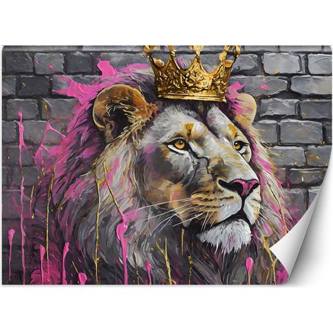 Papier peint Roi Lion Rose 450x315 (1/5)